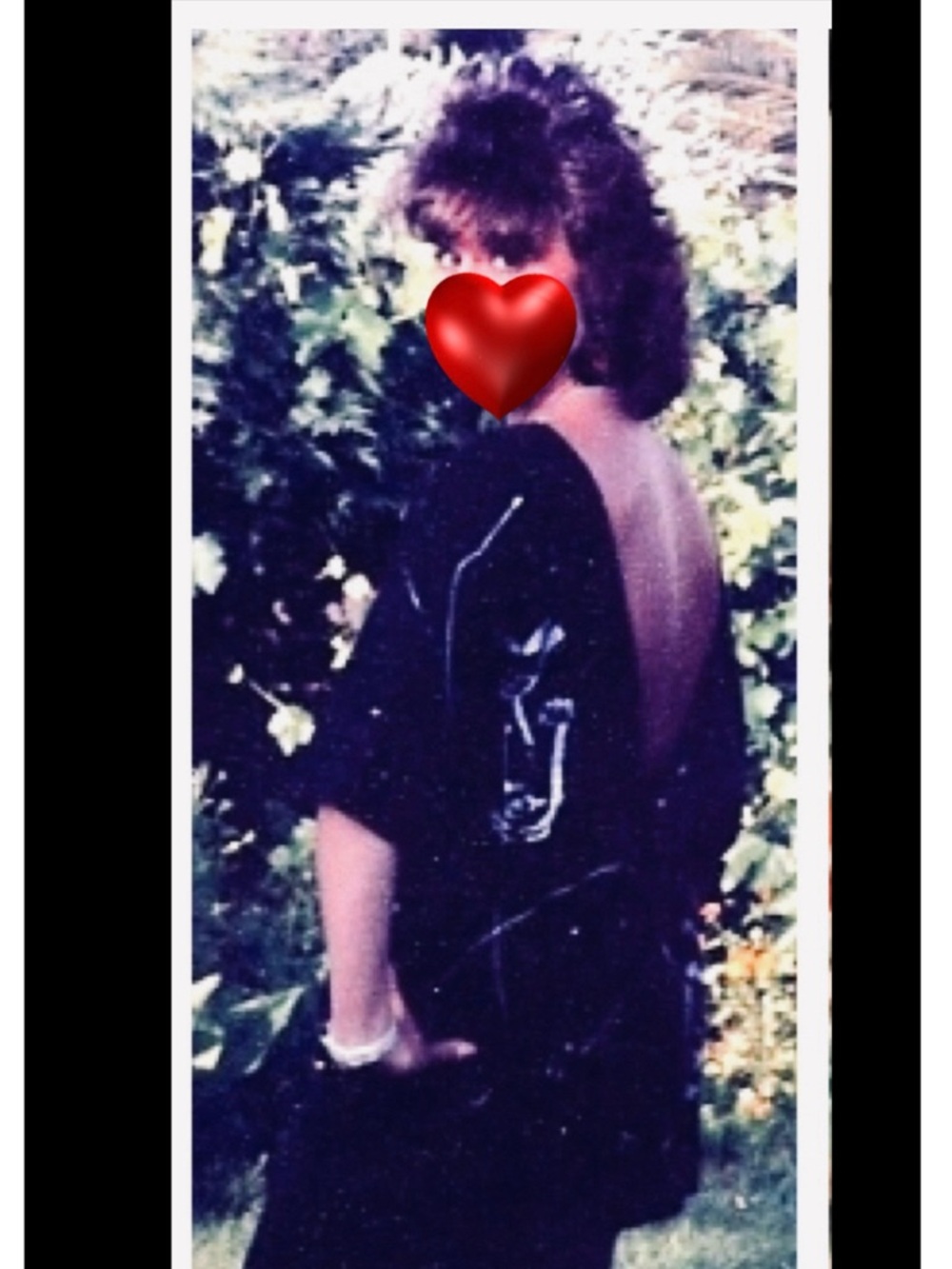 Tie Dye VINTAGE 80’s Top, Super LOW back est size MED